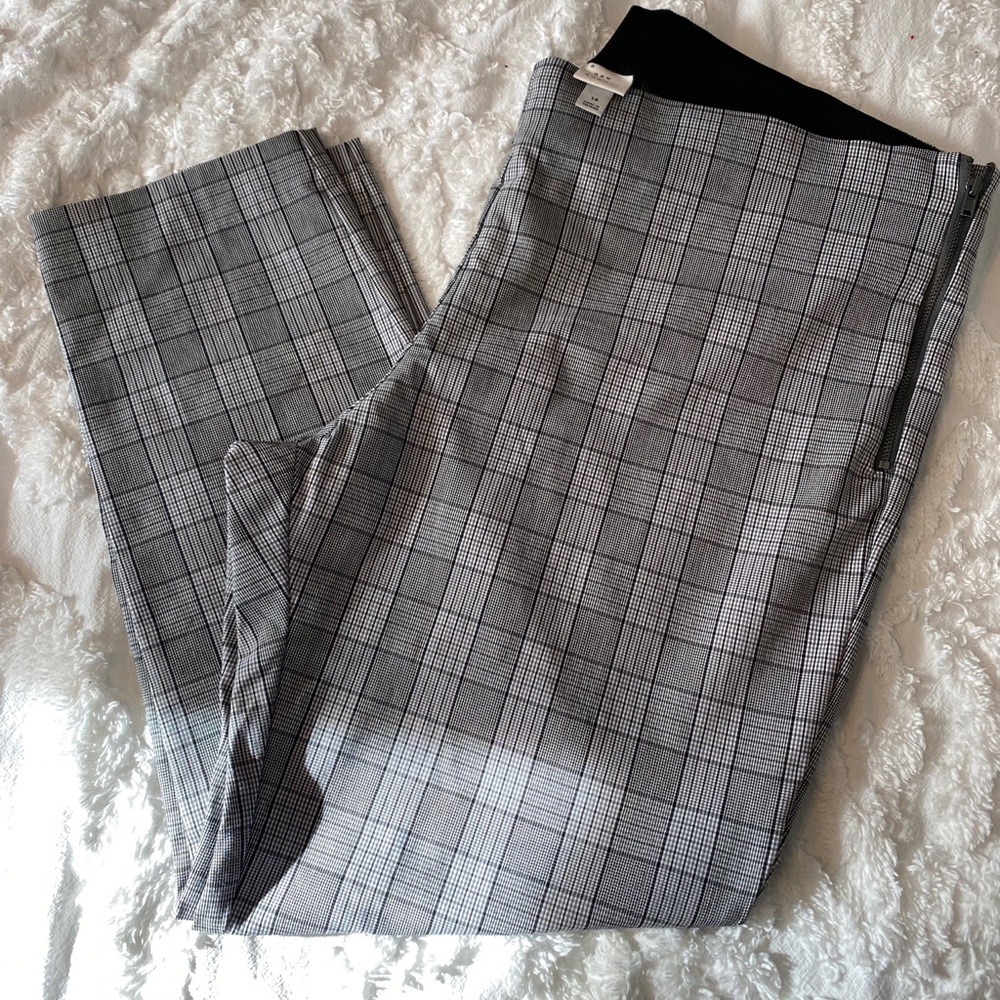 patterned dress pants
